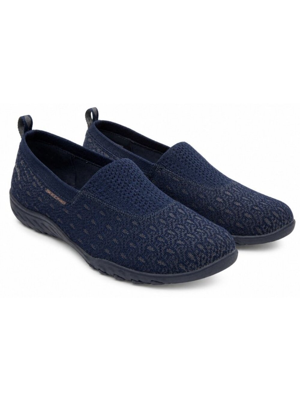 Skechers Womens Relaxed Fit Breathe Easy Slip On Shoes Sz 10 Blue 23091 Casual